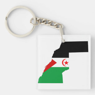 western sahara land flagga karta-formsymbol