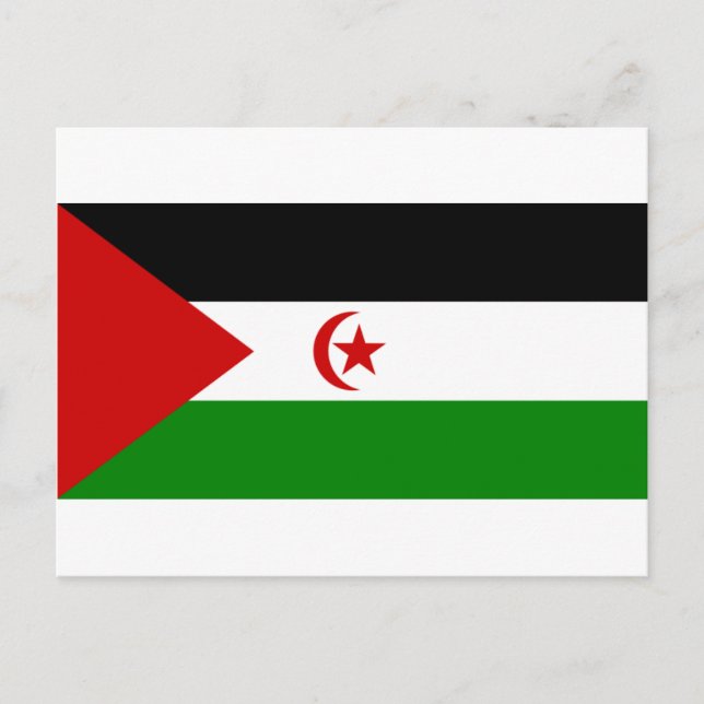 western sahara vykort (Framsida)