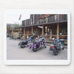 Western salong för motorcyklar musmatta