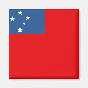 Western Samoa flagga Magnet