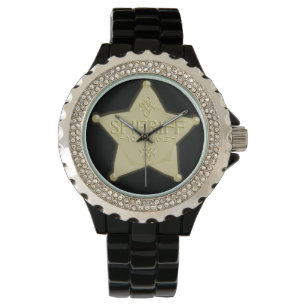 Western sheriffemblemCowboy Armbandsur