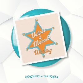 Western Sheriffens  bricka Pappersservett