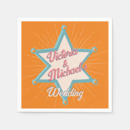 Western Sheriffens  bricka Pappersservett