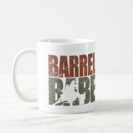 Western show horse lover med Barrel babe Kaffemugg