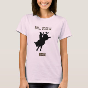 Western skjorta för damer T för Rodeo"tjurBustin Shirt