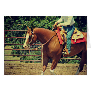 Western Sorrel Hälsningskort