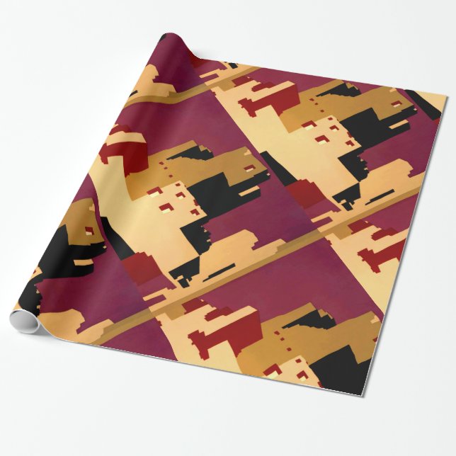 Western Southwest Pueblo WPA National Presentpapper (Utrullad)