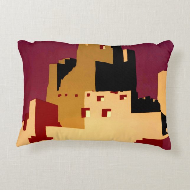 Western Southwest Pueblo WPA National Prydnadskudde (Baksidan)