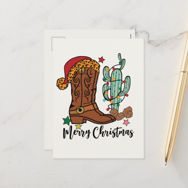 Western start från land helg vykort (Fram/Back In Situ)