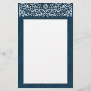 Western stationära Denim och Bandana Brevpapper