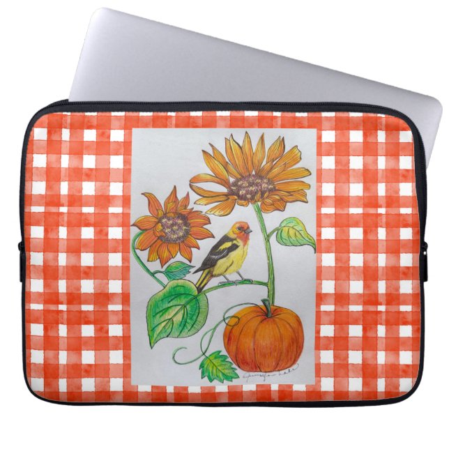 Western Tanager-hölje för bärbara datorer Laptop Fodral (Framsidan)