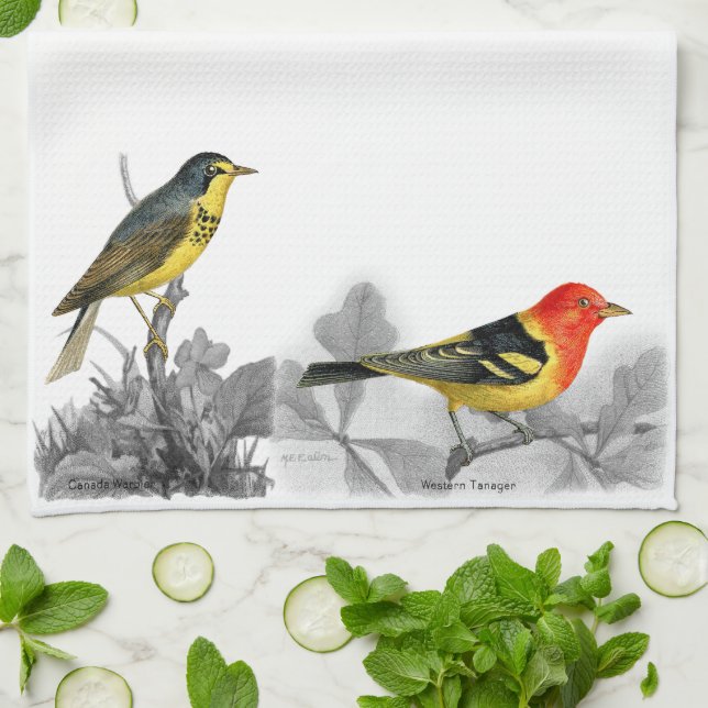 Western Tanager Kökshandduk (Vikta)