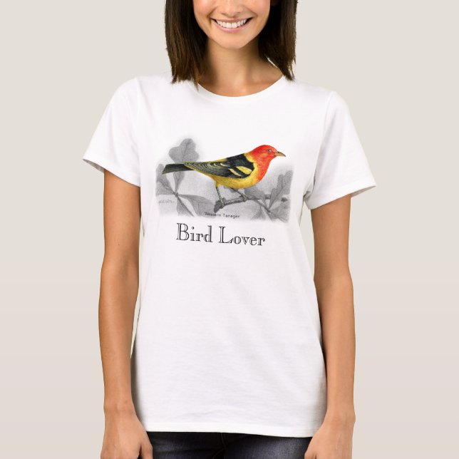 Western Tanager Tee Shirt (Framsida)