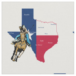 Western tävla för RodeoCowgirltrumma i Texas Tyg