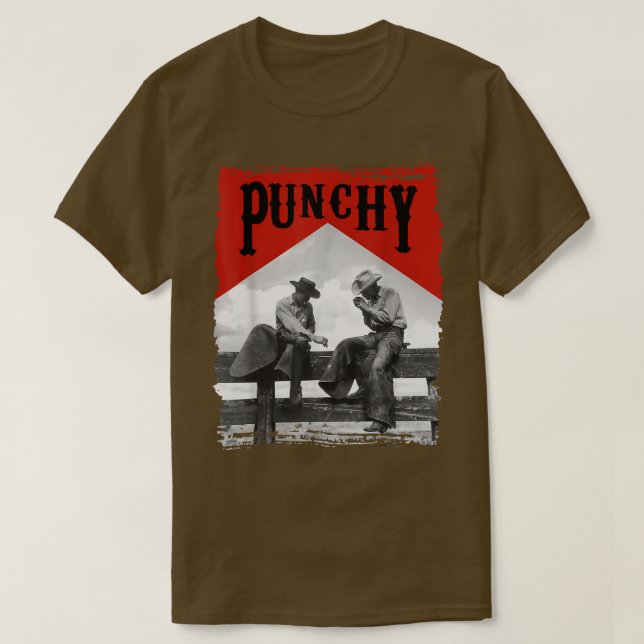 Western Teas Cowgirl Horse Girl Rodeo Punchy Cowbo T Shirt (Design framsida)