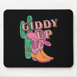 Western Texas Giddy Up Cowgirl CowboyBoots Cactus Musmatta