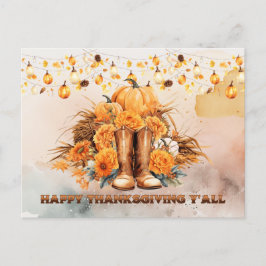 Western Thanksgiving Vykort