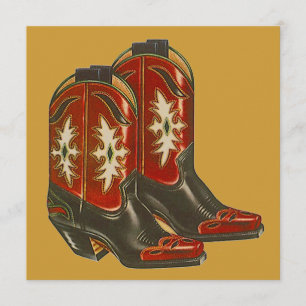WESTERN THEMED PARTYINBJUDAN~ EZ2 SKRÄDDARSY INBJUDNINGAR