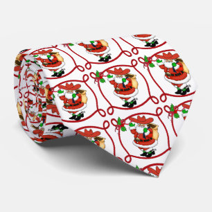 Western Tie för CowboySanta jul Slips