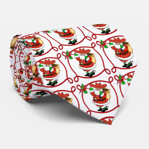 Western Tie för CowboySanta jul Slips