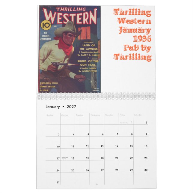 Western trämassa täcker kalendern 2012 kalender (Jan 2027)