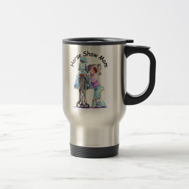 Western travel mug för hästShowmamma Resemugg (Höger)