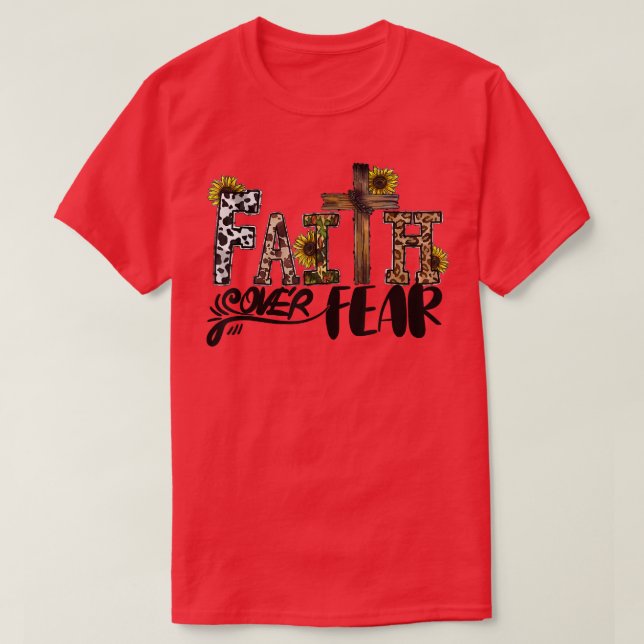 Western tro över fruktkowhide solrosolfa t shirt (Design framsida)