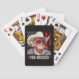 Western Trump Cowboy | Du missade Trump 2024 Casinokort