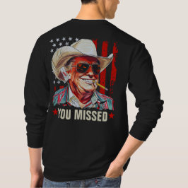 Western Trump Cowboy du missade Trump 2024 T Shirt