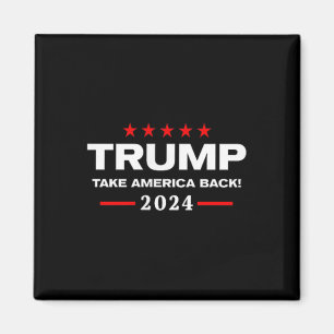 Western Trump Cowboy du missade Trump 2024 Usa Fla Magnet