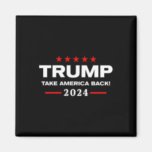 Western Trump Cowboy du missade Trump 2024 Usa Fla Magnet