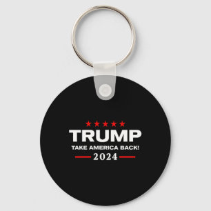 Western Trump Cowboy du missade Trump 2024 Usa Fla Nyckelring