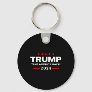 Western Trump Cowboy du missade Trump 2024 Usa Fla Nyckelring