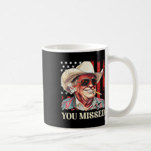 Western Trump Cowboy Du Miste Trump 2025 Flagga (o Kaffemugg