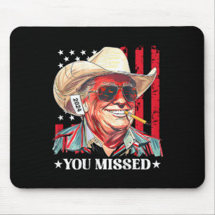 Western Trump Cowboy Du Miste Trump 2025 USA Flagg Musmatta