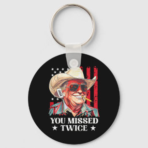 Western Trump Cowboy Du Miste Två Gånger Trump 202 Nyckelring