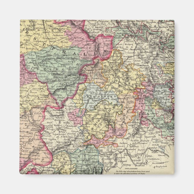 WESTERN TYSKLAND 2 MAGNET (Framsidan)