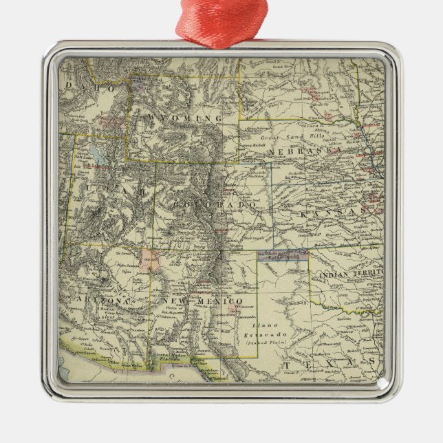 Western US Julgransprydnad Metall (Framsidan)