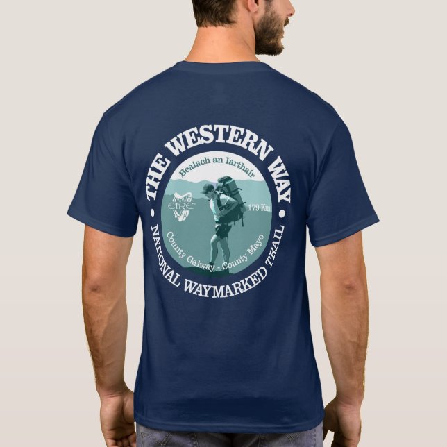Western väg (T) T Shirt (Baksida)