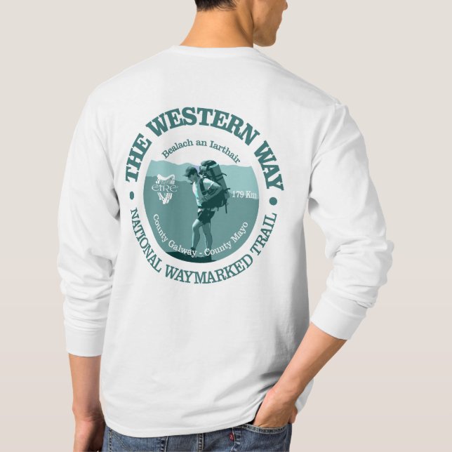 Western väg (T) T Shirt (Baksida)