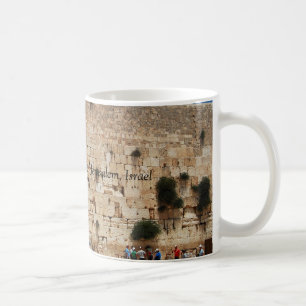 Western vägg av tempelet, Jerusalem, Israel mugg