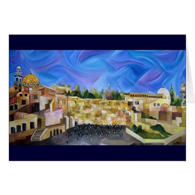 Western vägg hälsningskort (Framsidan Horizontal)