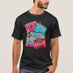 Western Valentindag Land Music Cassette Tap T Shirt