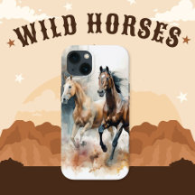 Western Vild Horse iPhone/iPad-fall