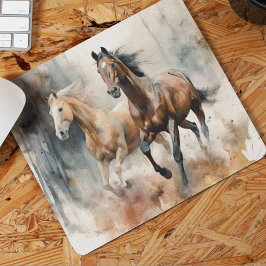 Western Vild Horse Mousepad Musmatta