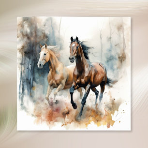 Western Vild Horse Poster