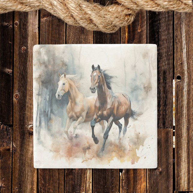 Western Vild Horse Stenunderlägg (Skapare uppladdad)