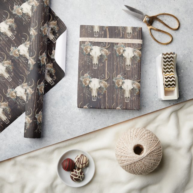 Western vilda western presentpapper (Hantverk)