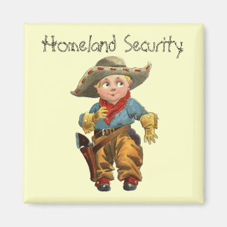 Western Vintage 1912 Roligt Lil'Cowboy Fridge Magn Magnet