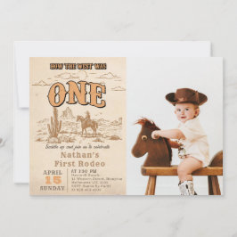 Western Vintage Rodeo 1-års inbjudan